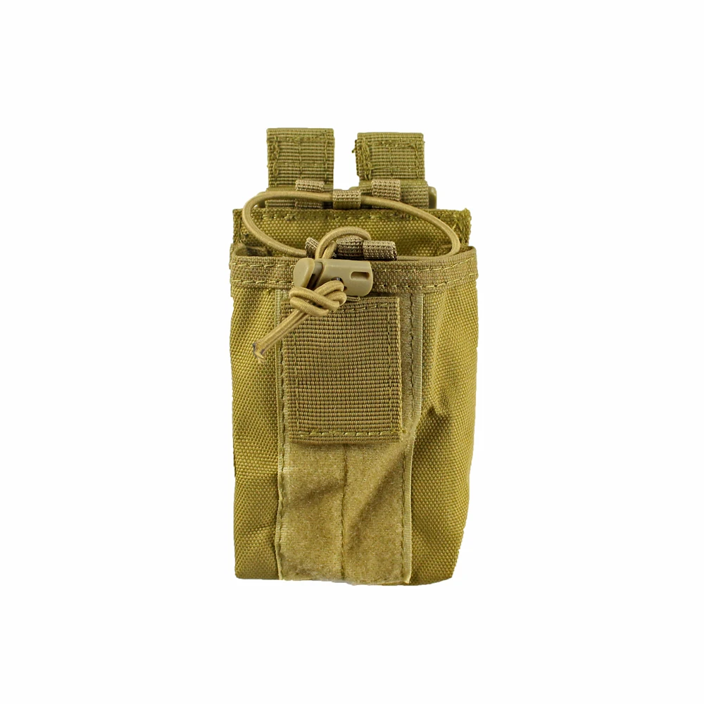 

Tactical Radio Holder Molle Radio Holster Military Heavy Duty Radios Pouch Bag Adjustable Storage Tools Case for Two Ways Walkie
