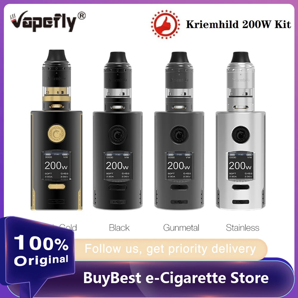 Оригинальный стартовый набор Vapefly Kriemhild 200 Вт с баком 5 мл подходит для