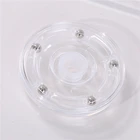 Рождественский инструмент сделай сам для печенья, акриловый квадратныйкруглый поворотный стол для печенья, декоративные принадлежности для мини-тортов и кексов 2021