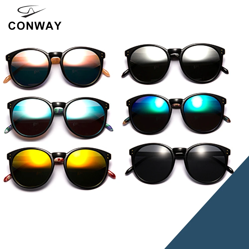 Конвей поляризованные солнцезащитные очки Для женщин стимпанк бренд дизайн