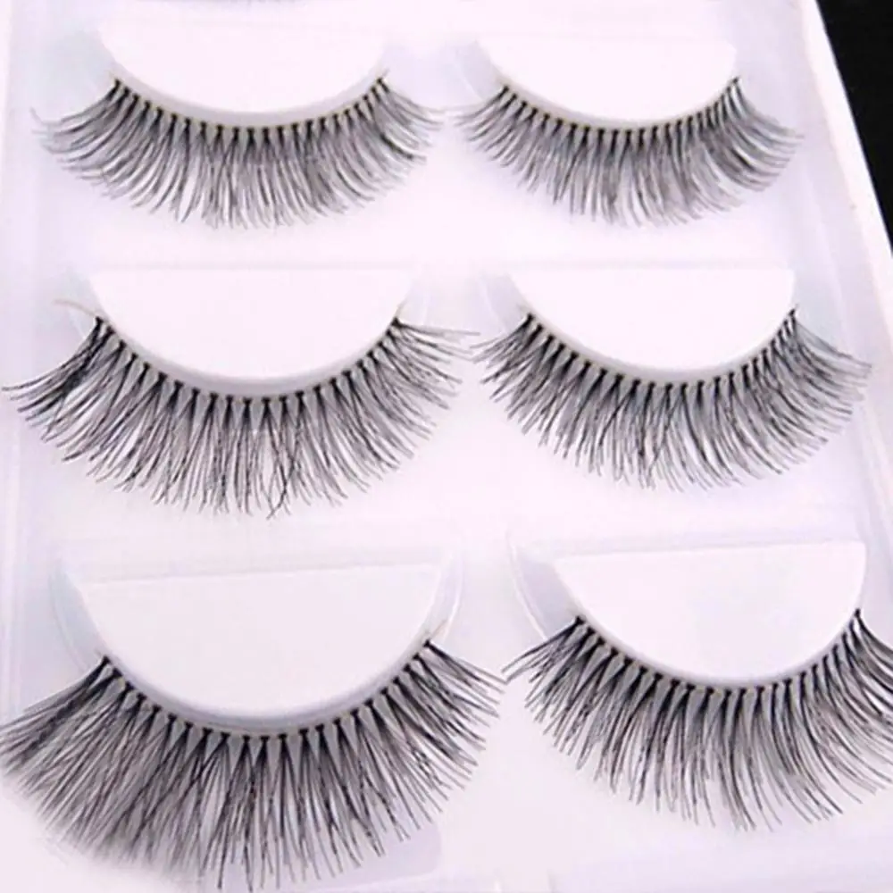 

50% Hot Sale 5 Pairs Natural Sparse Cross Eye Lashes Extension Makeup Long False Eyelashes