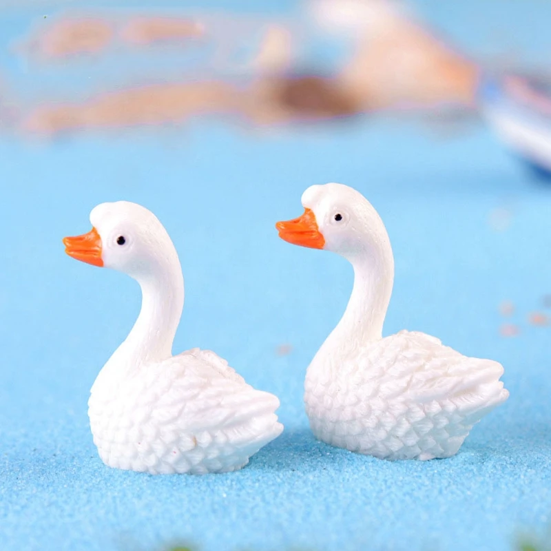 Смолы лебедь украшения мох микро бонсай для пейзажа аквариума ландшафтный