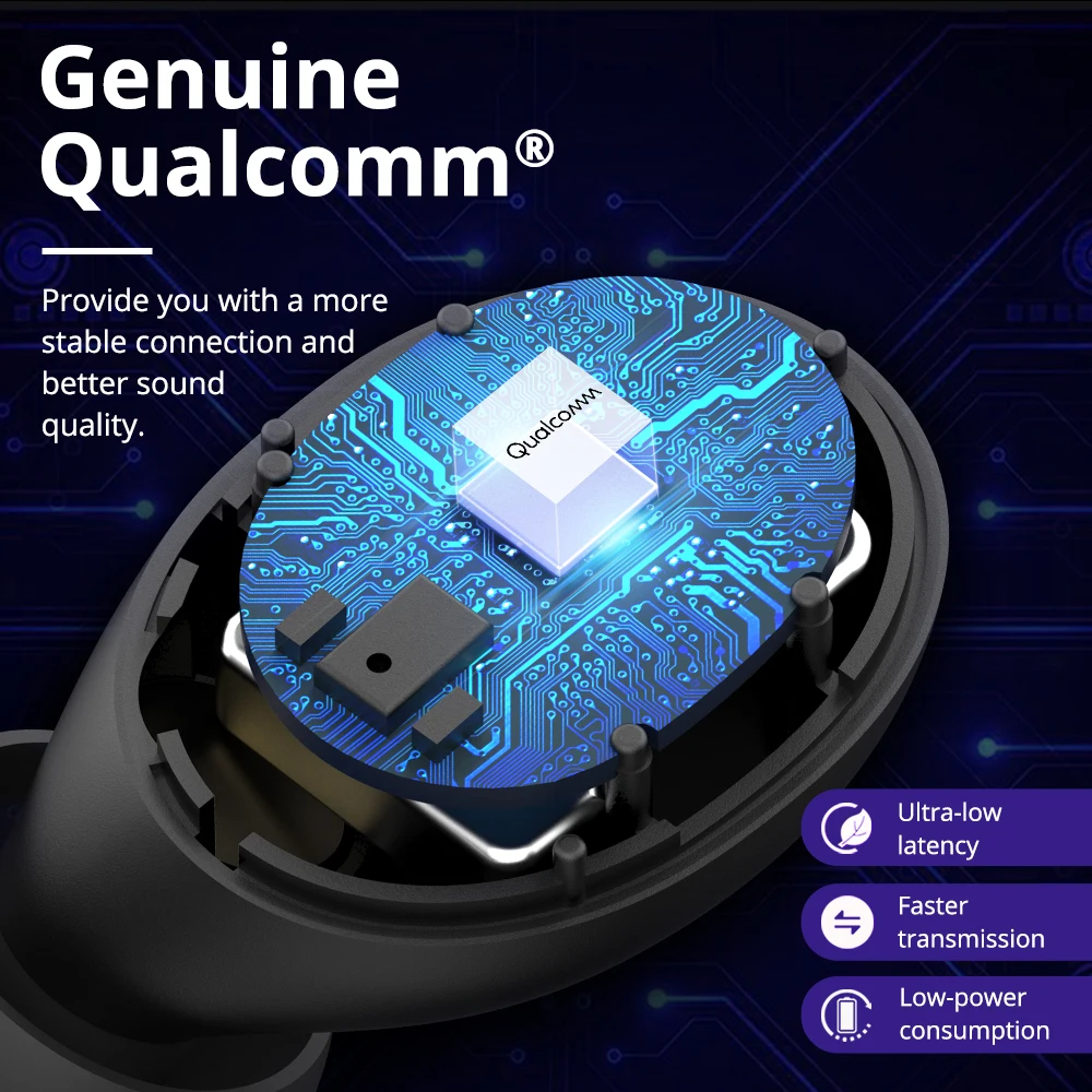 Наушники Tronsmart Onyx Free TWS водонепроницаемые IPX7 Aptx с тактильным переключателем Panasonic