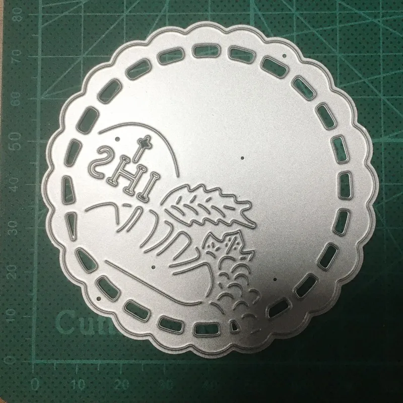 

Craft dies Nativity Lace Circle Frame Metal Cutting Dies DIY Scrapbooking dies Embossing Paper Card Making Stencil dies Template