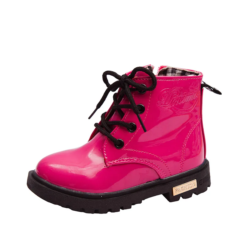 Новые осенние детские модные ботинки martin для мальчиков и девочек удобная мягкая