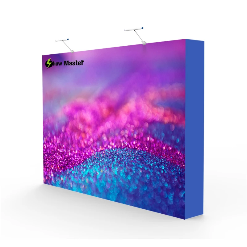 Выставочный прямой фон баннер стенд ткань всплывающий дисплей|Фоны для