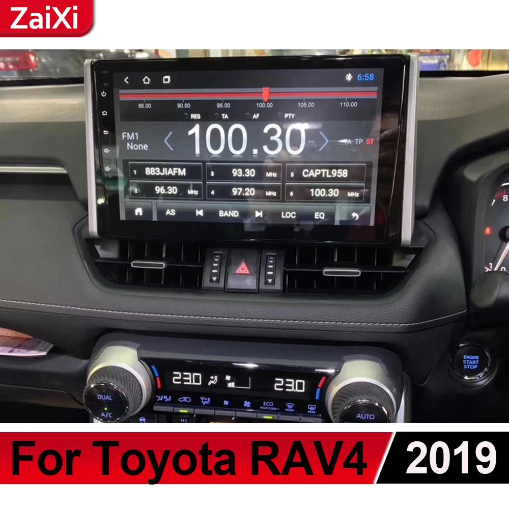 ZaiXi для Toyota RAV4 мультимедиа для Android gps аудио Радио Стерео стиль навигация NAVI BT wifi HD экран