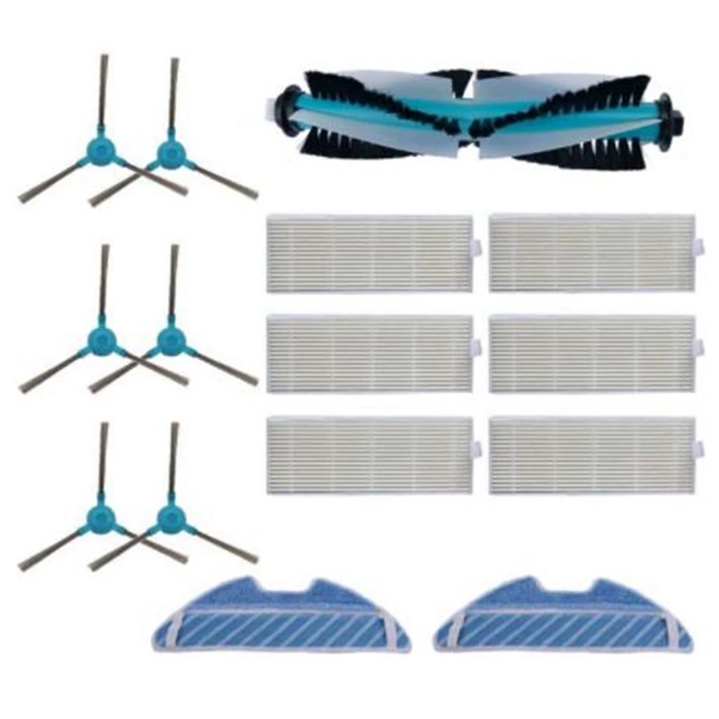 

Основной ролик боковая щетка фильтр Hepa Запчасти для авто для Cecotec Конга 1290 1390 робот пылесос запасные аксессуары
