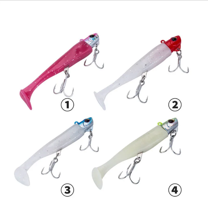 

Beach Walker Haul Head Soft Shad Bait Fishing Lure Vj Jig Head