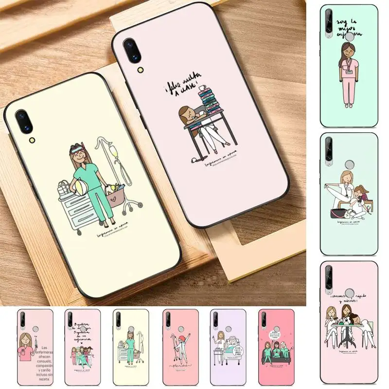 

Medicine Nurse Doctor Dentist Phone Case for Huawei Y 6 9 7 5 8s prime 2019 2018 enjoy 7 plus