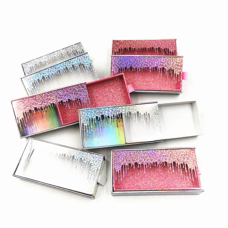 Новые коробки для упаковки ресниц дизайн 3d искусственные норковые натуральные