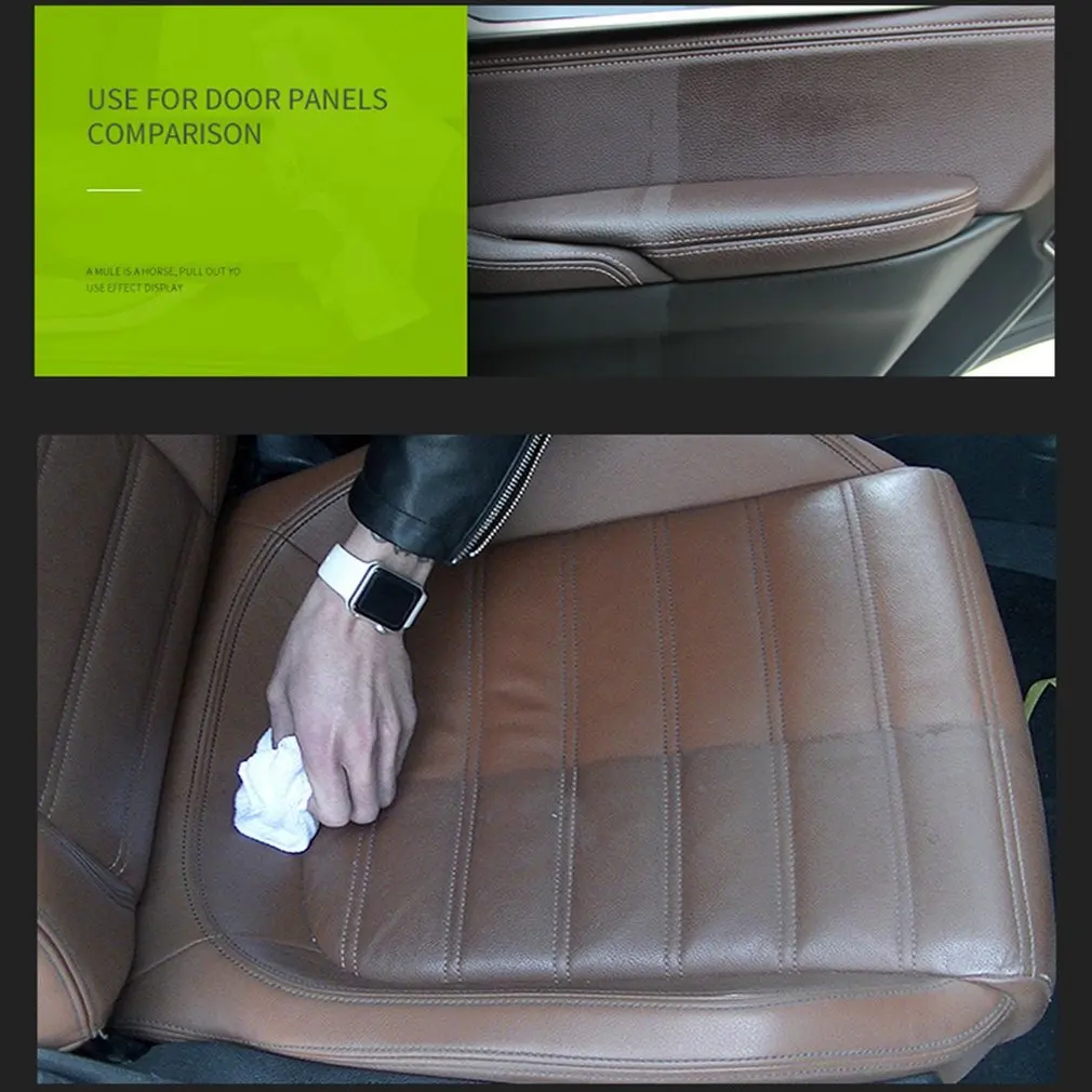 

Powerful Plastic Leather Retreading Agent Car Interior Leather Seats Plastic Maintenance Clean Agent Wax