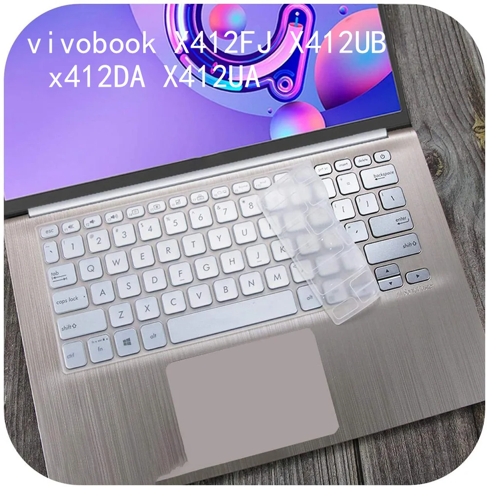 Чехол для клавиатуры из ТПУ подходит ASUS Vivobook 14 X412 X412U UA x412fl X412f fj x412DA x412ub Series Ультра