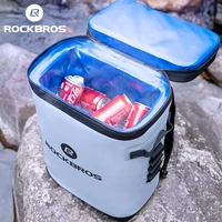 rockbros 100 waterproof 20l large capacity picnic bag cooler storage backpack picnic basket fishing portable car cooler box