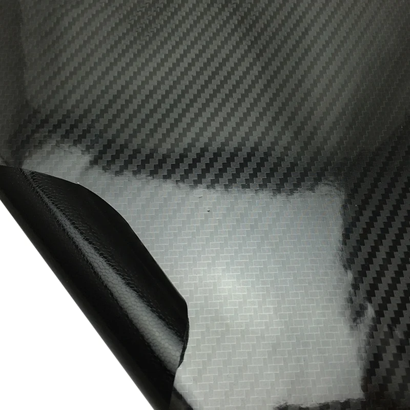 

Ultra Glossy 5D Carbon Fiber Vinyl Film Car Wrap Roll Sticker Decal Waterproof Motorcycle Automobiles Car Styling Accessories