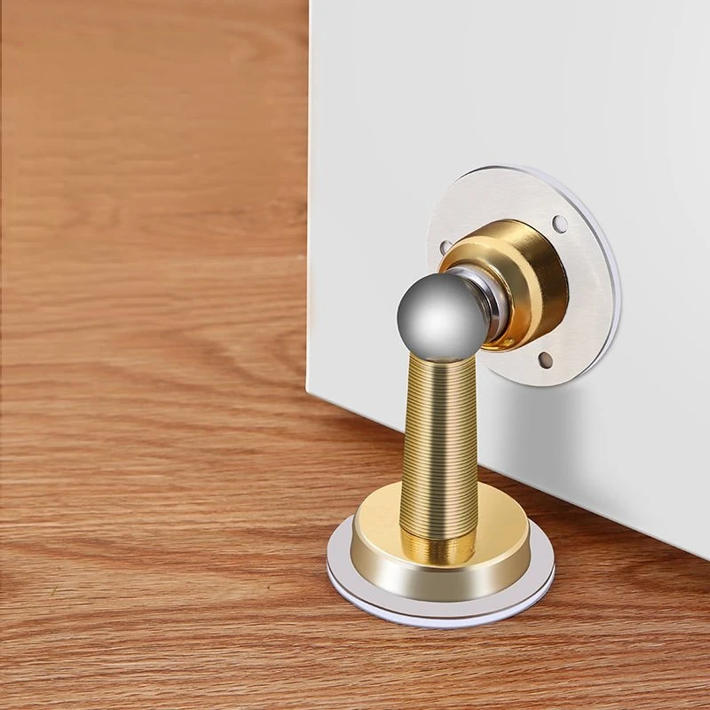 Наклейка на дверь из нержавеющей стали настенный держатель для двери с защитой