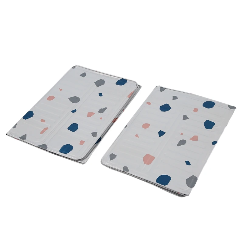 2 шт./комплект Барьерная плита из алюминиевой фольги с геометрическим