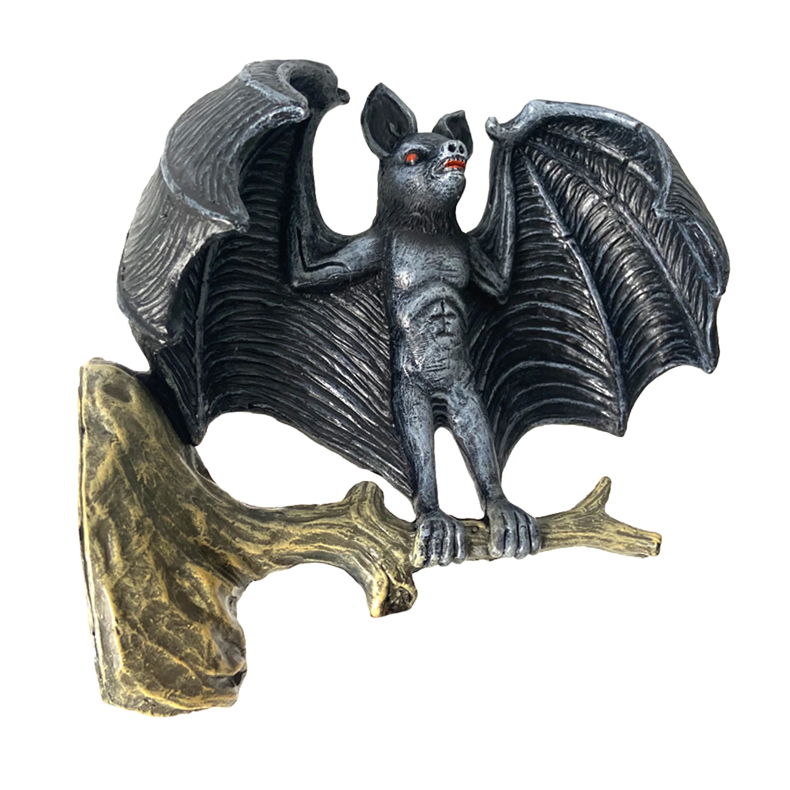 

Outdoor Garden Bat Statue Sculpture Resin Ornament Home Halloween Decoration