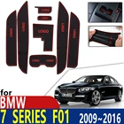 Противоскользящий резиновый коврик для чашек для BMW 7 серии F01 F02 730 740 750 730d 740d 750d 740i 2009  2016, автомобильные аксессуары