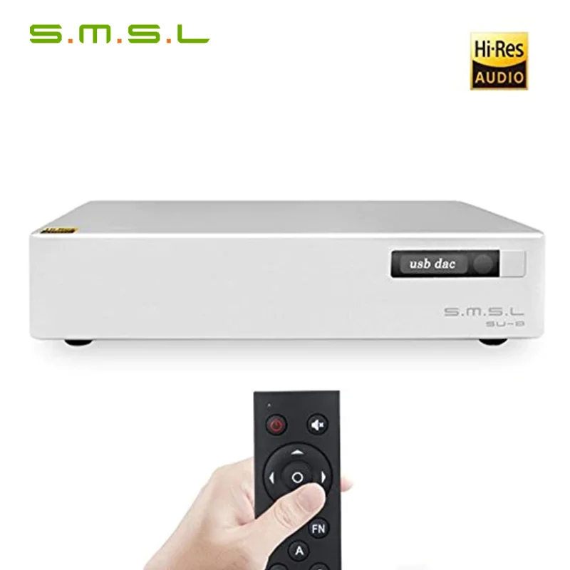 SMSL SU 8 V2 Hi fi аудио DAC ES9038Q2M * 2 DSD 64/512 PCM 32 бит/768 кгц USB оптический коаксиальный