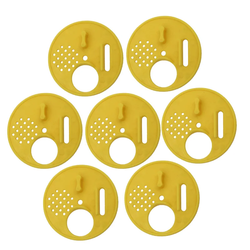 20 шт. коробка для пчелиного улья входные ворота пластиковые желтые круглые