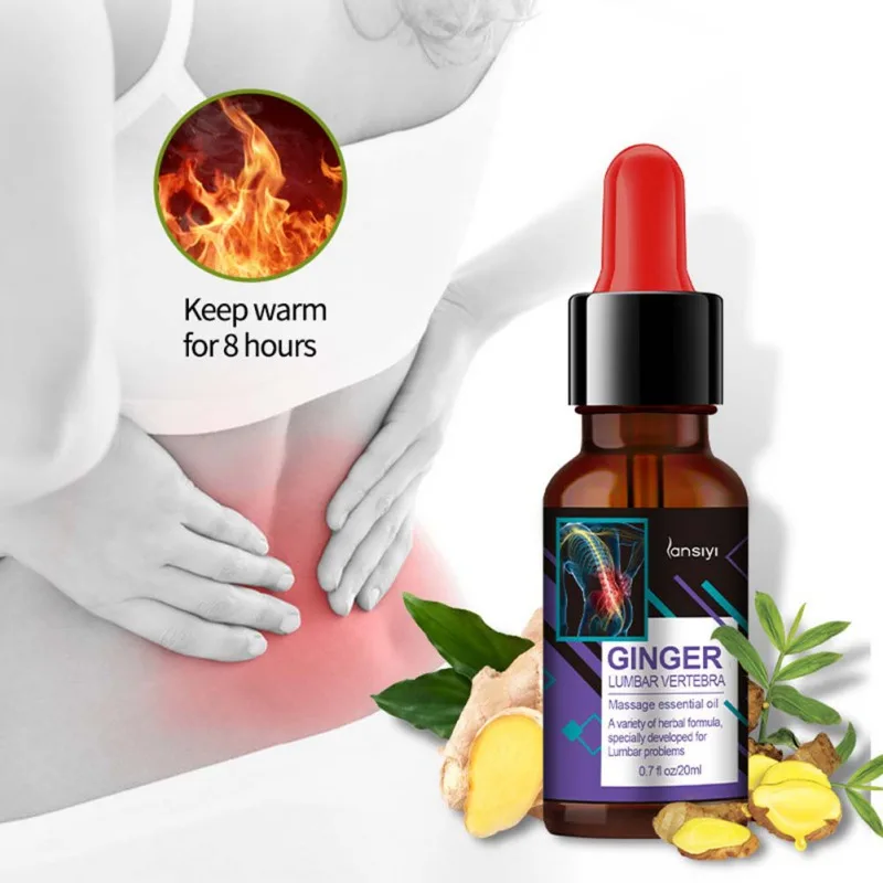

Herbal Ginger Safflower Massage Oil Joint Pain OilArthritis Rheumatism Myalgia Treatment Knee Back Pain Body Care Essential Oil