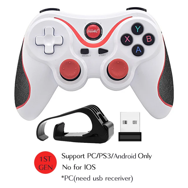 white 3 in 1 Данных лягушка Bluetooth беспроводной геймпад игровой контроллер для PS3 ТВ ПК ноутбук джойстик для Iphone Android смартфон контроллер - Цвет: white 3 in 1