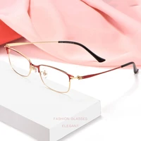 glasses for female new arrival pure titanium full rim frame eyewears classic business style optical spectacles