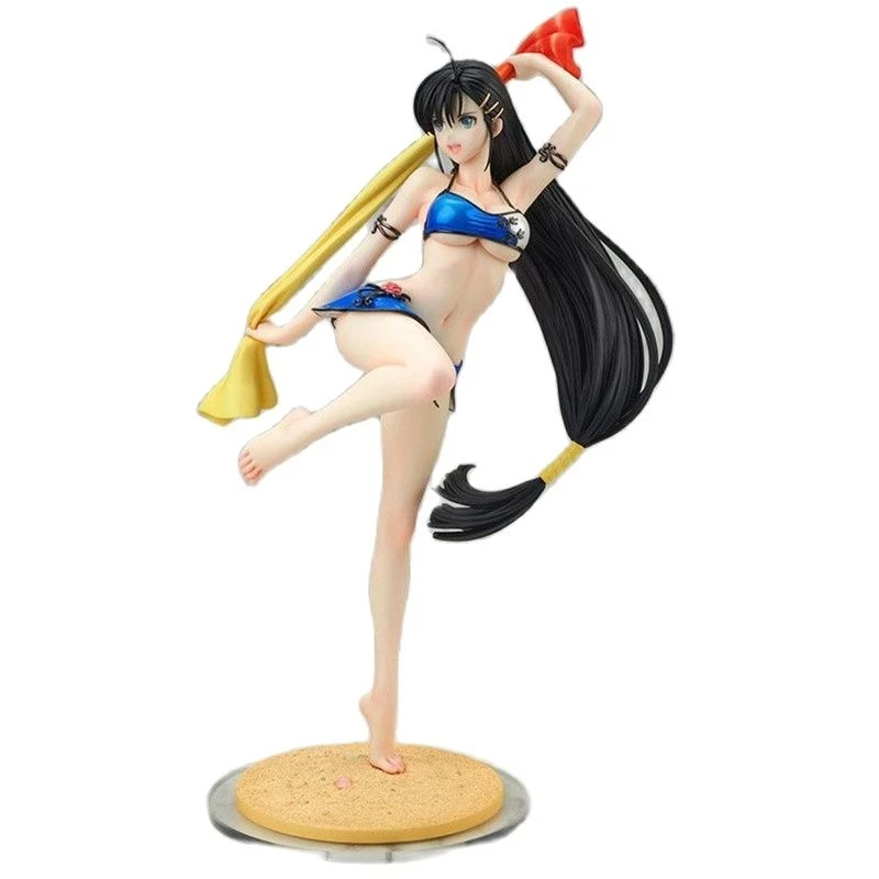 

17cm Anime Figure BLADE ARCUS From Shining Beach Girls Custom Experimental BA Wang Pairon Swimwear Boxed Action Figure