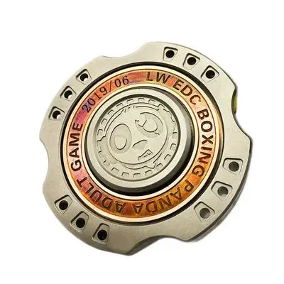 Titanium alloy Панда последовательный гироскоп титановый сплав циркония сплав декомпрессия для взрослых роторный подшипник EDC - Цвет: Titanium alloy