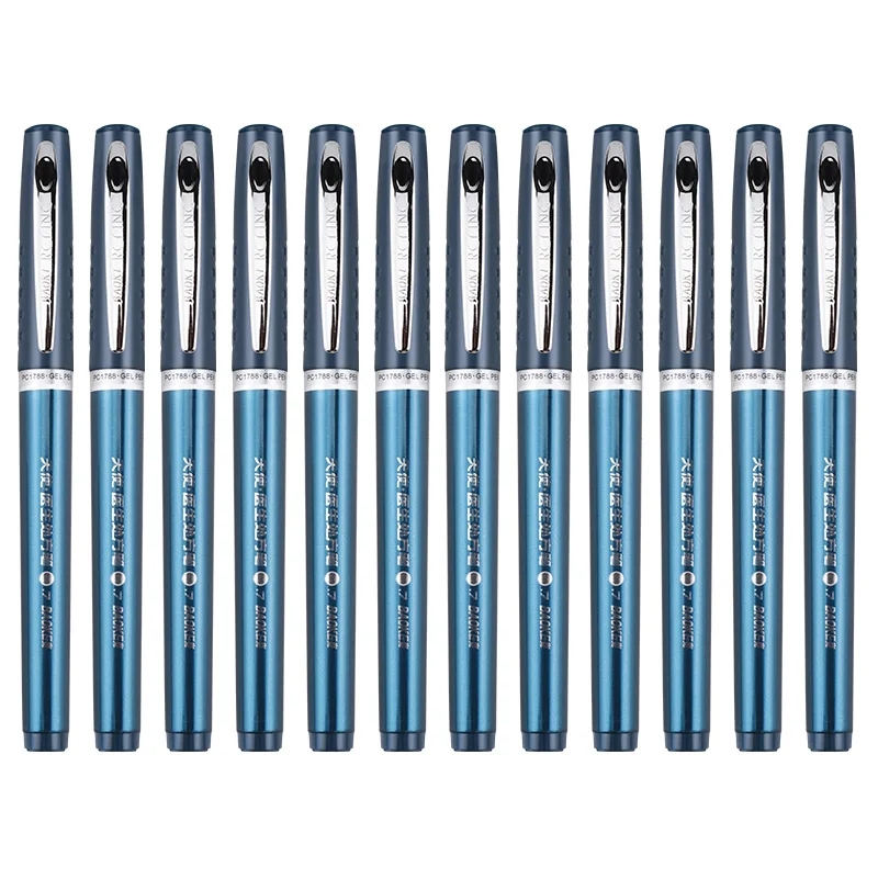 

12 Baoke Pc-1788 Doctor's Prescription Pen 0.7mm Blue Black Neutral Ink Blue Water Pen Medical Nurse Hospital Carbon Pen