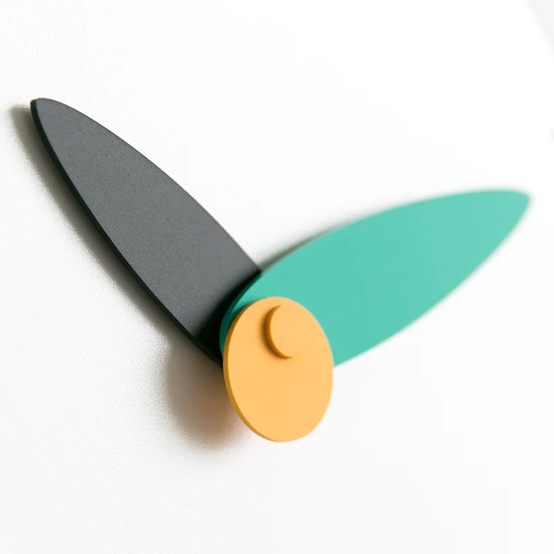 Настенные часы из скандинавского дерева современный дизайн большие бесшумные