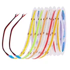 Светодиодная лента FOB COB DC5V гибкая светодиодная лента световая полоса 320 светодиодов высокая яркость COB светильник освещение с регулируемой яркостью Теплый естественный холодный белый красный зеленый