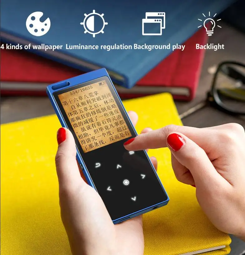 BEESCLOVER 8G Bluetooth MP4 плеер студент MP5 Mp6 чтения электронных книг текст Обучение