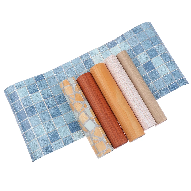 Водостойкие деревянные обои рулон самоклеющаяся контактная бумага двери шкаф