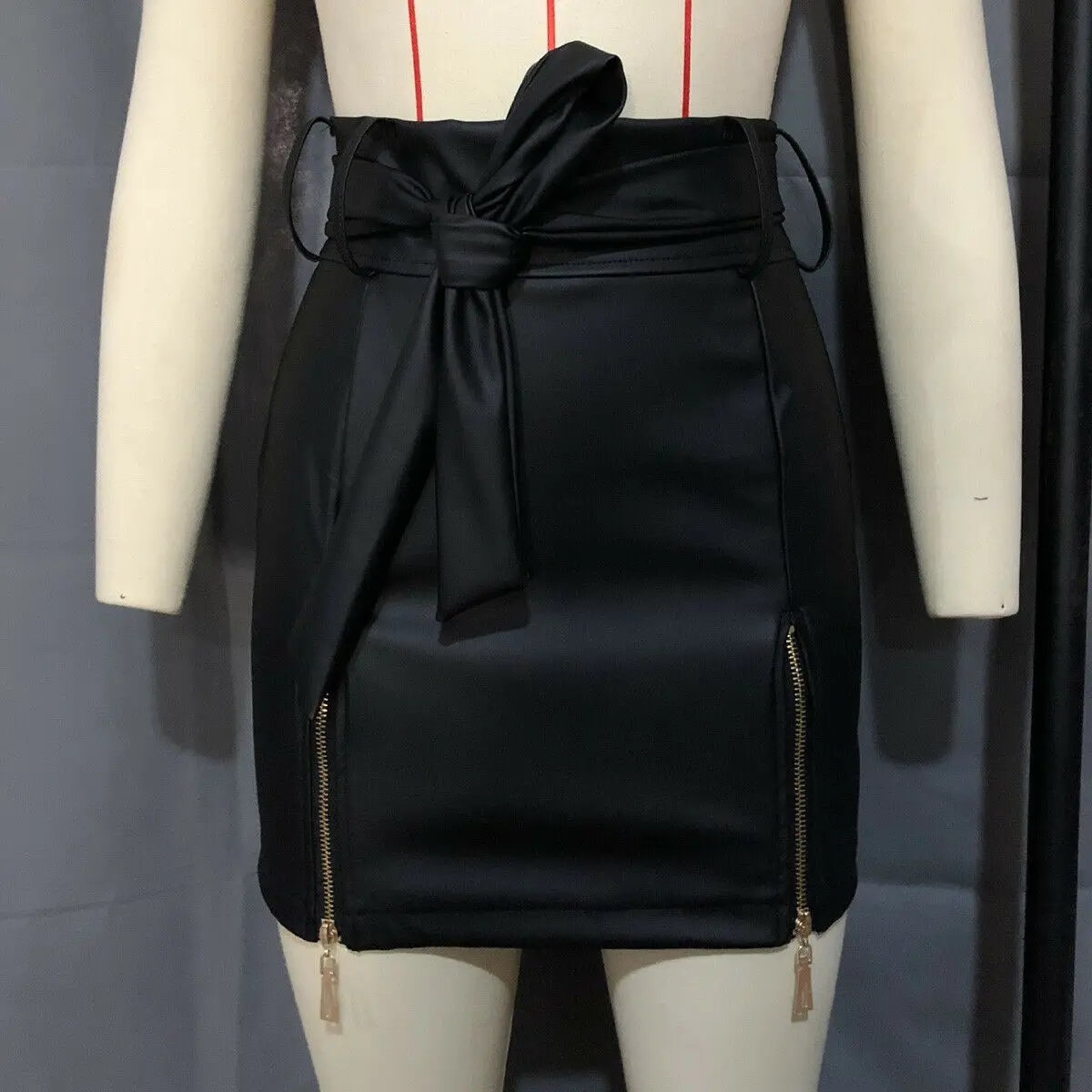 Женские юбки из искусственной кожи бандажные мини-юбки женские юбки-карандаш с