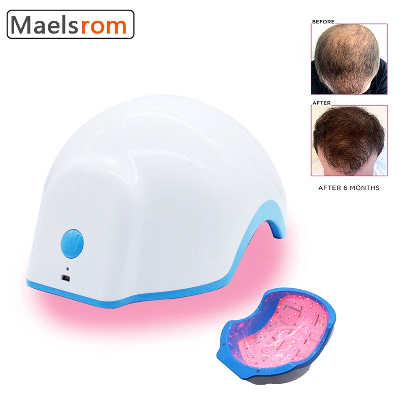 Laser Therapy Hair Growth Helmet Red Light Hair Loss Treatment Anti Hair Loss Cap Scale Massager Promote Hair Regrowth Unisex