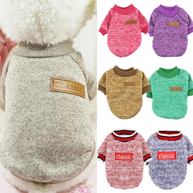 pawstrip Warm Dog Clothes Puppy Jacket Coat Cat Clothes Dog Sweater Winter Dog Coat Clothing For Small Dogs Chihuahua XS-2XL 1