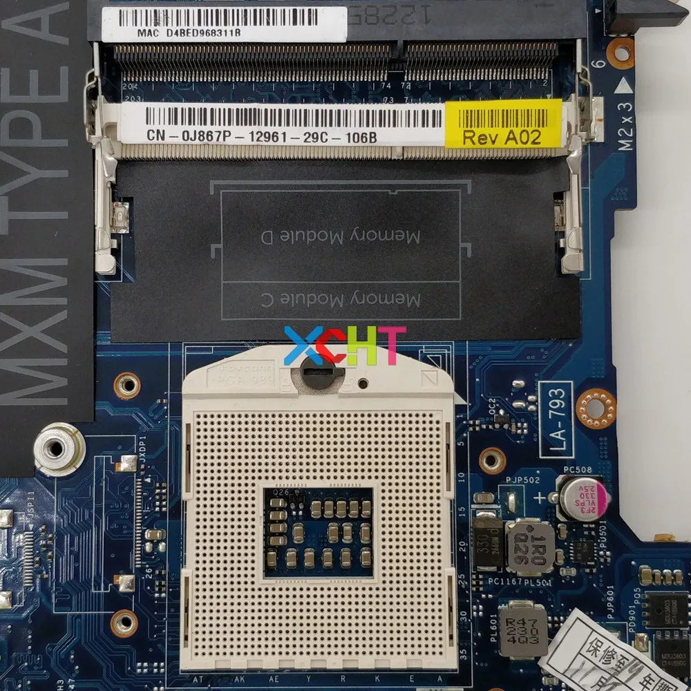 Для Dell Precision M4700 LA 7931P CN 0J867P J867P Материнская плата ноутбука