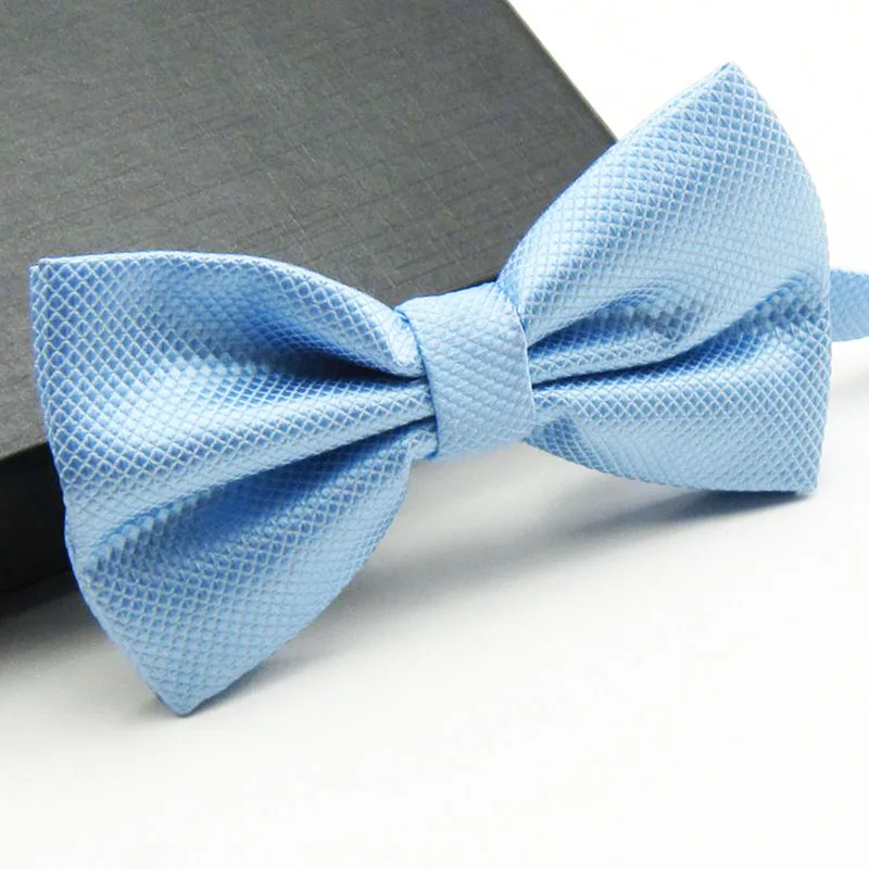 sky blue Модный Высококачественный жаккардовый галстук-бабочка, плетеный классический мужской галстук-бабочка, разноцветный галстук-бабочка, свадебный галстук, регулируемый галстук-бабочка, YJB0003 - Цвет: sky blue