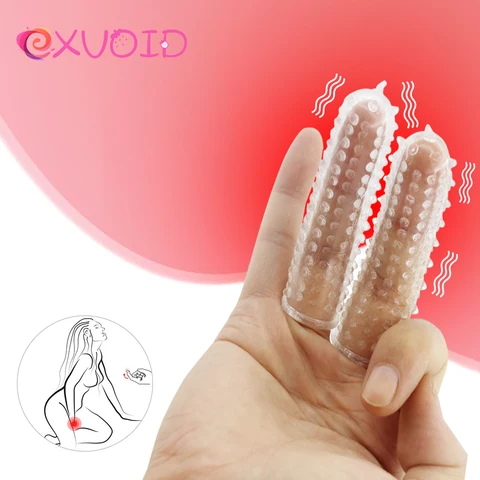Мастурбатор женский EXVOID с двумя пальцами, Стимулятор точки G и клитора для взрослых, вагинальный Массажер