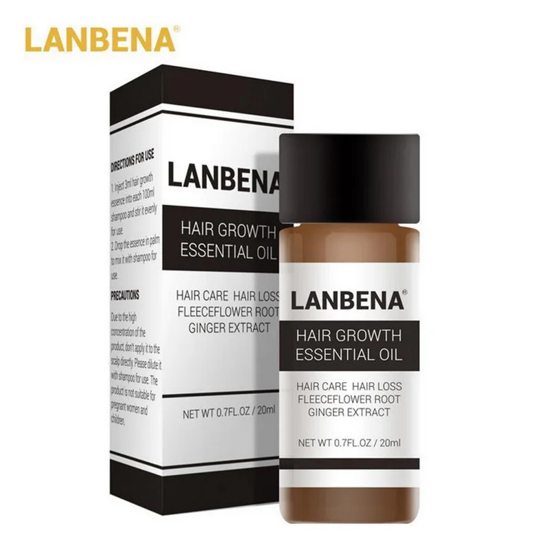 LANBENA 20ml Hair Growth Essence Fast Powerful Care Essential Oil Liquid Treatment Preventing Loss for Female Male | Красота и