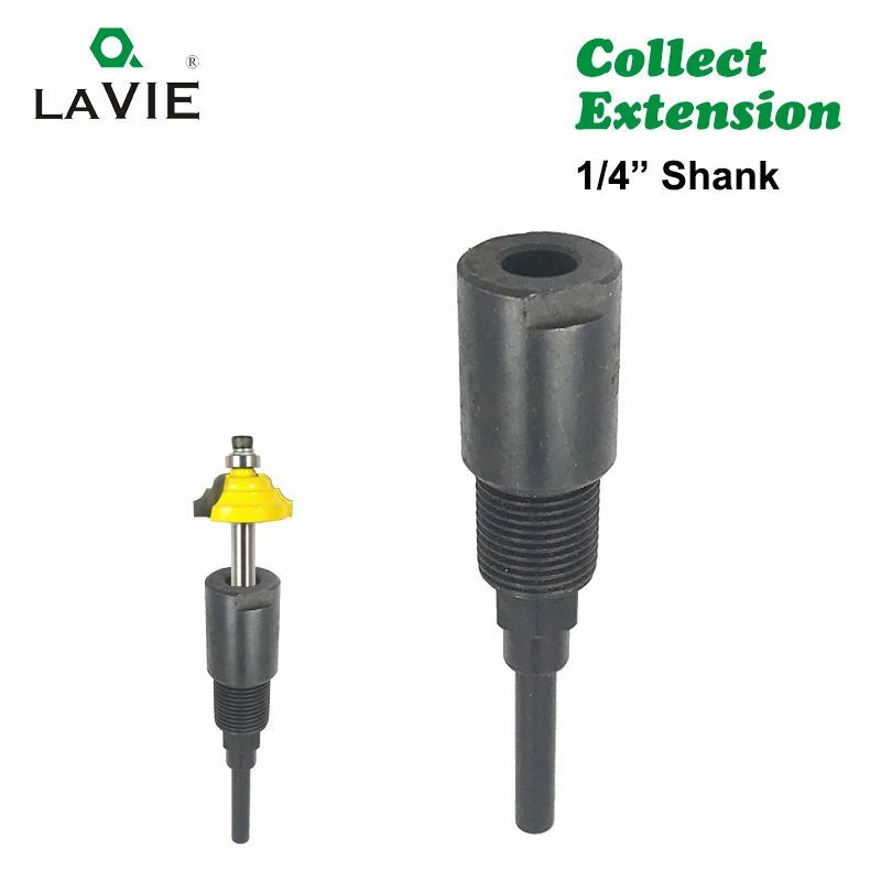 LAVIE 1 шт. 1/4 дюйма хвостовик маршрутизатор бит соединительный удлинитель стержень
