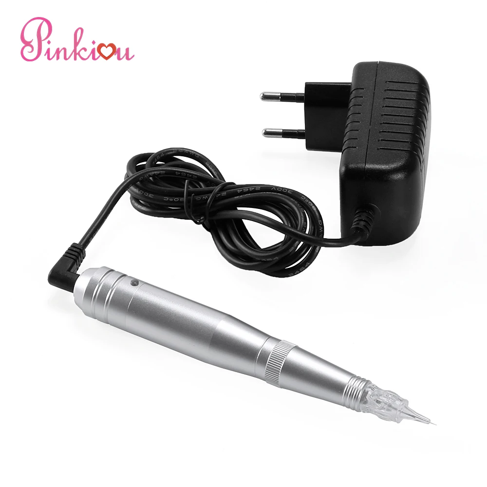 Professional Liberty Tattoo Machine Pens For Permanent Makeup Rotary Tattoo Make up Kit With 5pcs Cartridges Beauty Instrument
