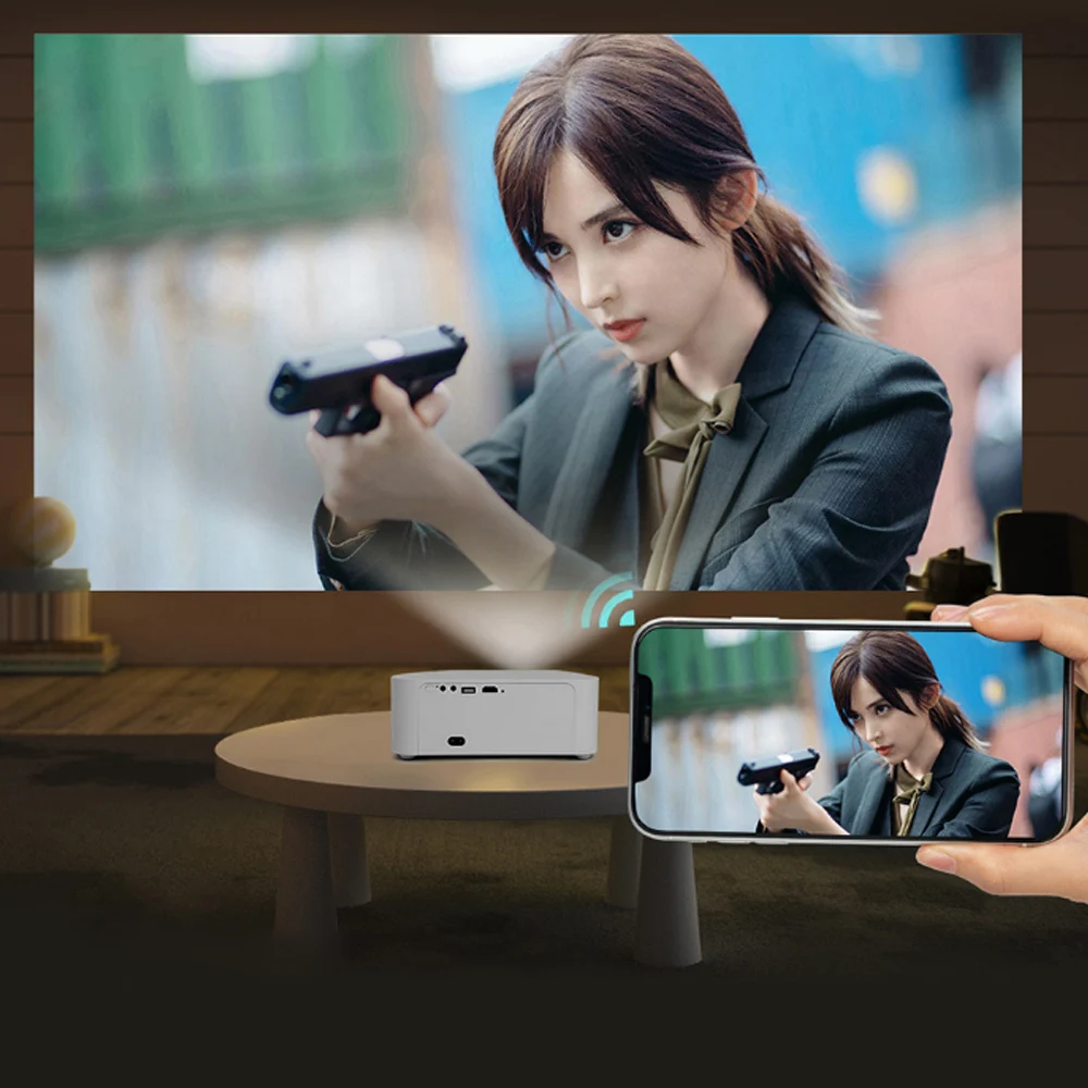Global Version global Wanbo X1 projector 720p Mini LED Clear Projection Glass Lens Low Noise Wir portable 1280*720p |