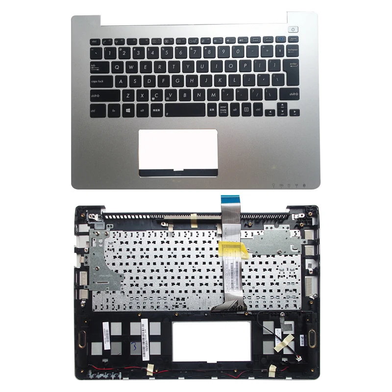 XJ английскую клавиатуру ободок верхняя крышка для Asus VivoBook S300 S300C S300SC S300K S300KI S300CA