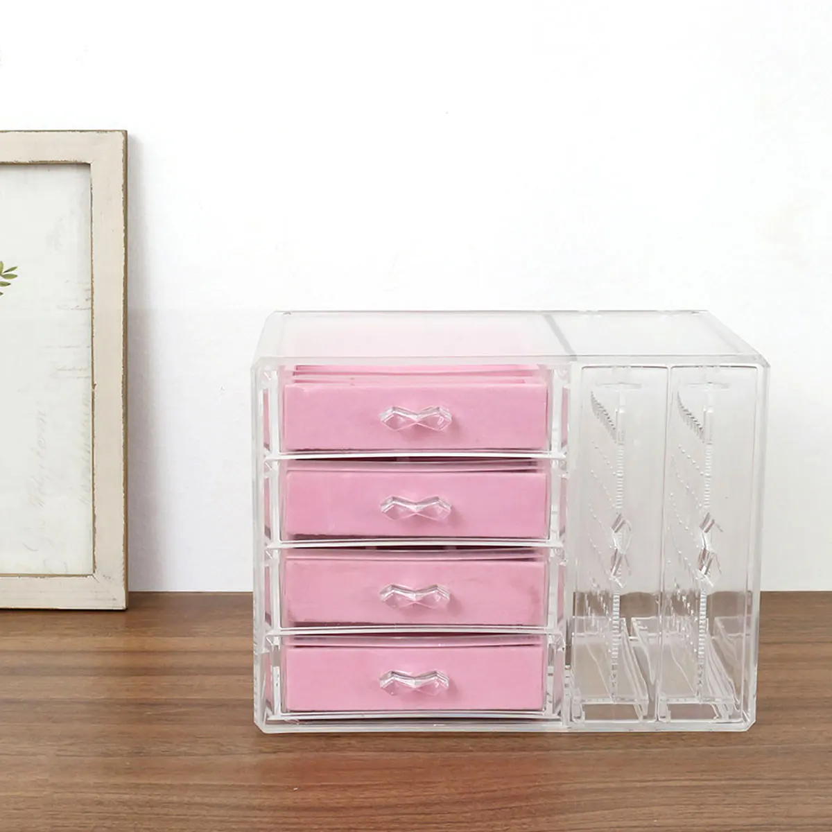 Пылезащитный бархатный акриловый Органайзер для демонстрации колец стойка