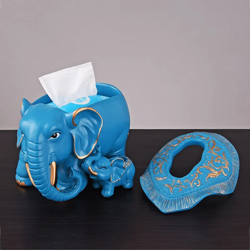 Strongwell товары для дома скульптура счастливого слона многофункциональная коробка