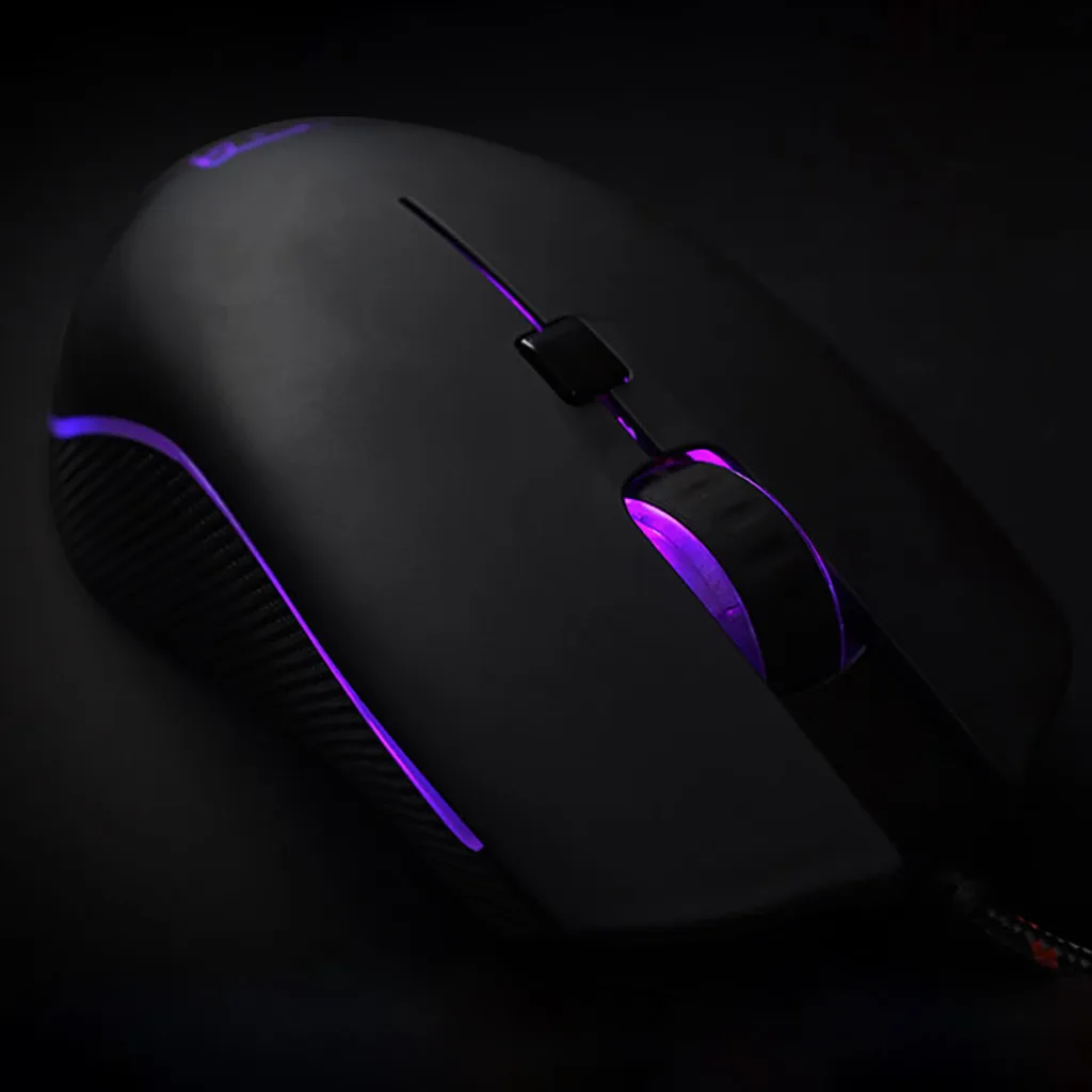 MOTOSPEED V40 4000 DPI RGB с подсветкой 6 кнопок дышащая Проводная игровая мышь 5 миллионов