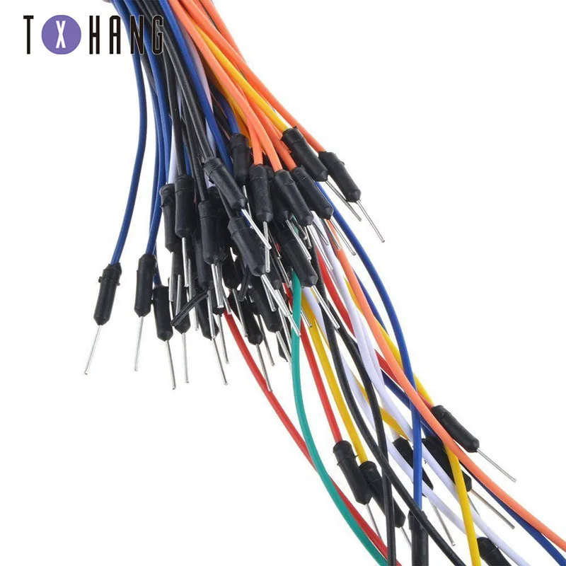 65 шт./упак. гибкий соединительный кабель микс Цвет со штыревыми соединителями на